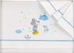 Interbaby Disney Beddengoed Mickey Mouse Katoen Wit/Blauw 82 x 106 Cm