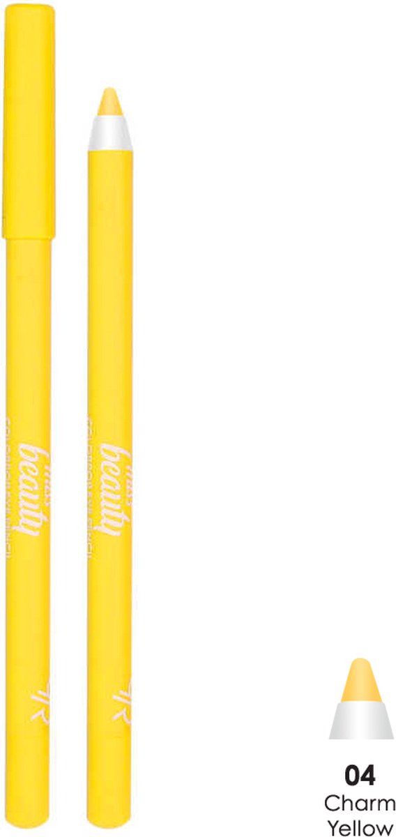 Golden Rose MISS BEAUTY COLORPOP EYELINER PENCIL NO:04 CHARM YELLOW Zachte oogpotlood