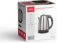 Livoo DOD207 Waterkoker RVS 1.8L 1500W