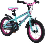 bikestar 14 inch Urban Jungle, turquoise / paars