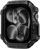 Spigen Rugged Armor 2 Hoesje - Geschikt voor Apple Watch 11/10 46MM - Bumper Case Matte Zwart