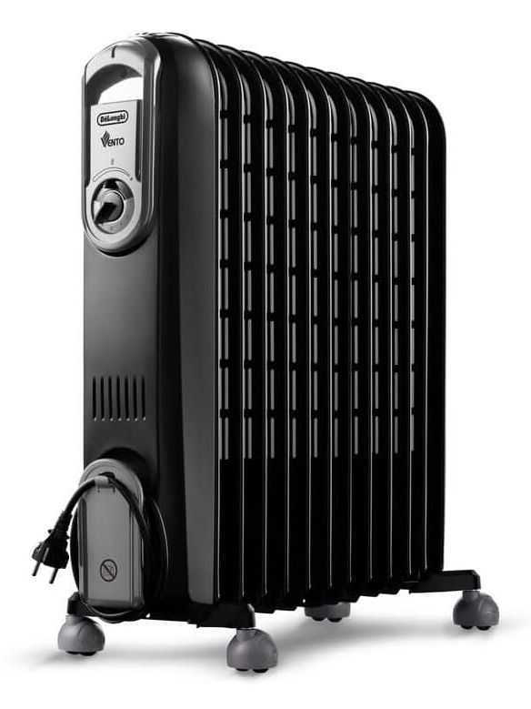 De'Longhi V551225.BG - Olie Elektrische Verwarming - 2500W - Zwart