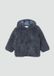 s.Oliver Outdoor-Jacke Kinderen Unisex diepblauw Polyester Capuchon Effen - maat 86