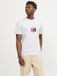 JACK&JONES JORMARBELLA FRONT TEE SS CREW NECK T-shirt Homme L Coton Coupe ample Bright White Manches courtes Printemps/Été 2024