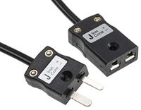 RS PRO 7/0,2 mm PVC-geïsoleerd thermoelement verlengkabel voor thermoelement type J, L. 2m, max. +220 °C