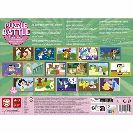 Educa Battle Jr Contes 16 Onderdelen Puzzel
