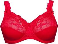 Plaisir Beate Beugel BH grote maten - Rood - 95F