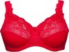 Plaisir Beate Beugel BH grote maten - Rood - 95F
