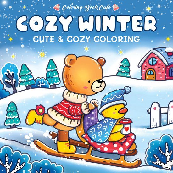 Top1Toys Rebo Productions Cozy winter - Coloring Book Cafe