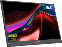 Verbatim Portable 15.6" FHD Monitor - LIGHT Draagbare monitor Zwart 39,6 cm (15.6") LCD 1920 x 1080 Pixels