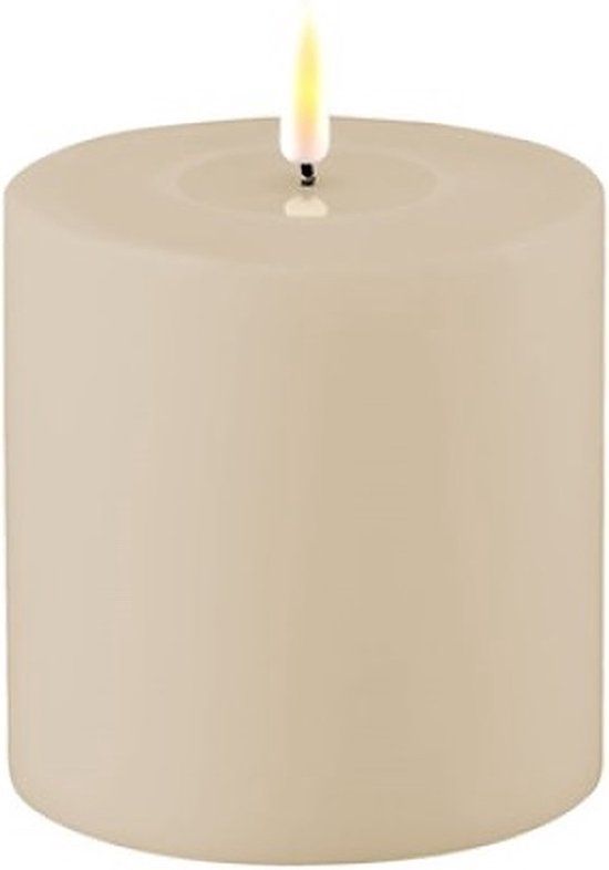 Deluxe Homeart LED Kaars OUTDOOR - Dust Sand - 10 x 10 cm - Batterij - Buiten
