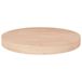 VidaXL Tafelblad rond Ø40x4 cm onbehandeld massief eikenhout