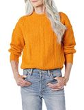 Amazon Essentials Dames Soft-Touch Moderne Kabel Crewneck Sweater