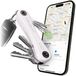 KeySmart iPro porte-clés avec tracker – Apple Find My- son- jusqu'à 14 clés - blanc