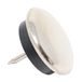 Adsamm® 16 x Metalen Glijders met Buffer en Spijker/Zilver/Ø 30 mm/Rond/Meubelglijders om te Spijkeren