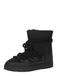 Inuikii Bottes Classiques Compensées en Cuir Noir