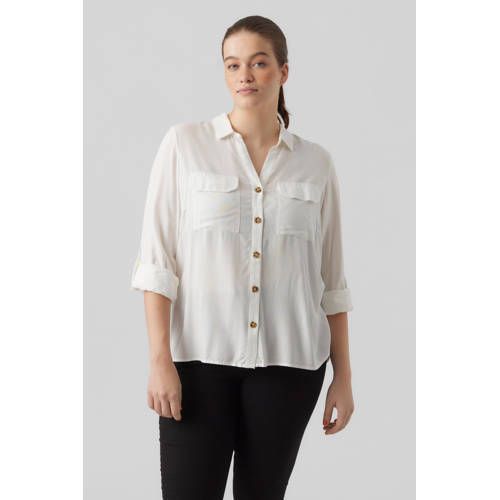 VERO MODA CURVE Blouse Snow White