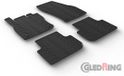 Gledring Rubbermatten Volkswagen Tiguan 4/2016- (T profiel 4-delig + montageclips)