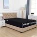 Elegant Comfort Hoeslaken voor eenpersoonsbed in hotelkwaliteit, extra diep, 45,7 cm tot 53,3 cm, voor hoge matrassen, luxueus en zacht, Egyptische kwaliteit met 1500 draden, groot bed, zwart