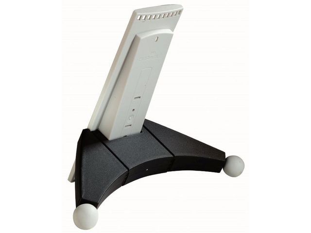 Durable Sherpa Desk Stand for 10 Display Panels, Polyamide, Grey