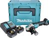 Makita DGA 520 STJX1 meuleuse d'angle sans fil 18 V 125 mm X-LOCK Brushless + 2x batterie 5.0 Ah + chargeur + Makpac