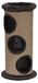 Merkloos Krabton Krabton kat - Met grot - Pluche - Bruin - 105 cm