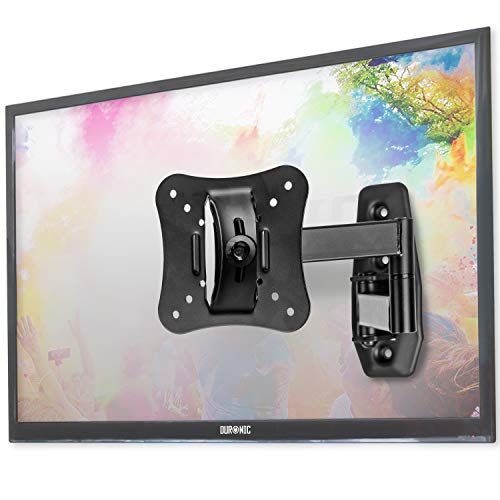 Duronic TVB0920 Universele Muurbeugel | 13\" - 30\" Inch TV of Beeldscherm | Draait & Kantelt | VESA 50, 75 & 100 compatibel | Max Draagcapaciteit 18 kg | LCD, Plasma, LED, 3D, 4K, OLED, QLED TV