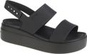 Crocs Brooklyn Low Wedge W Sandalen - Zwart - Dames - Maat 34/35