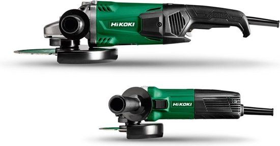 HiKOKI KG23SA Haakse Slijper Set - 230mm + 125mm + Diamantschijven