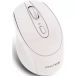 AD ADVANCE Feel Serie: 2,4 GHz 1600 DPI/Nano USB-ontvanger/4 knoppen en scrollwiel/klikken ultra stil en ergonomique ontwerp/compatibel: Windows, macOS (blanc)