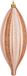 Krist+ Kerstversiering Licht Roze 3 Stuks PVC (3 x 3 x 18 cm)