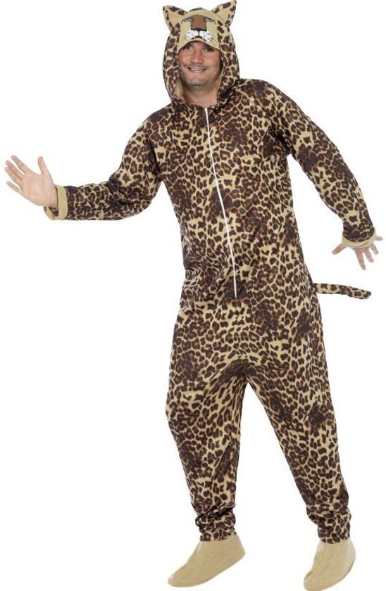 Smiffys Luipaard Onesie Unisex - Maat Medium