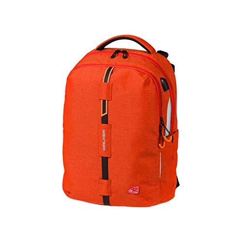 Walker Rugzak Elite Wizzard Red Melange, met 2 vakken, laptopvak, zijzakken, ademende bekleding, verstelbare heup-, schouder- en borstband, ca. 32 x 46 x 23 cm, 34 liter