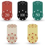 Poker Chips Set van 100 - Plastic Casino Kwaliteit