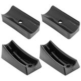 cyclingcolors 4 stuks ronde stoelglijders van kunststof 22 mm