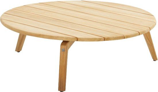4 Seasons Zucca Koffietafel - Rond - Teak - 90 cm
