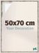 yd, Cadre 50x70 cm Blanc Vintage - Cadre pour Toile - MDF Lyon
