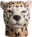 Byon Vase Cheetah L Bruin Wit Zwart Polyresin 28 cm