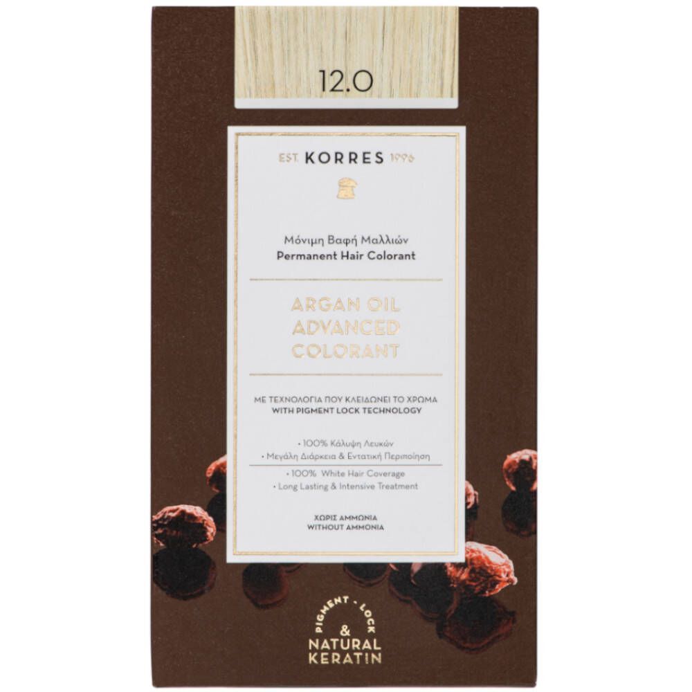 Korres Korres Argan Oil Advanced Colorant 12.0 Special Blonde 1 set