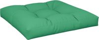 vidaXL Palletkussen 80x80x12 cm stof groen