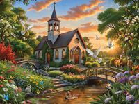 Cobble Hill Warm Welcome Puzzle 275 pièces pour Adultes