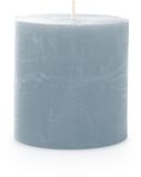 Spaas Kaars rustiek 70/70 mm bleu clair