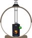 Harvia Saunaoven Linear 18 met schoorsteen, zwart, inclusief 40 kg stenen