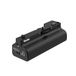 Rollei 71 Wh batterijgreep voor Lux 100 Bicolor/Lux 100 RGB/Lux 60, krachtige 4800 mAh accu, ergonomisch design met 1/4 inch universele schroefdraad
