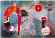 Your Decoration B.V. Impression d'art Wassily Kandinsky - Rond et pointu 100x70cm