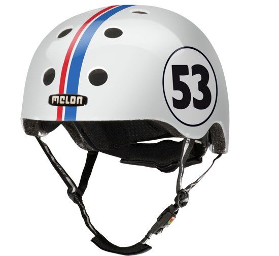 Melon Beetle Fietshelm - M-L (52-58cm) - Wit