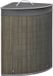 Homcom Panier à linge - Bambou - 38x38x57cm - Gris