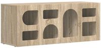 vidaXL TV Kast ELST 100 x 35 x 40 cm Sonoma Eiken Bewerkt hout
