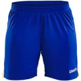 Craft Progress Contrast Short Dames - Blauw / Geel | Maat: XL