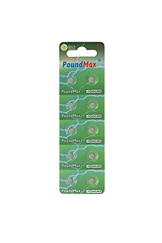 PoundMax 10x AG4 (LR66, LR626, 377) 1,5V - Alkaline Knoopcelbatterijen | 1x 10 Stuks